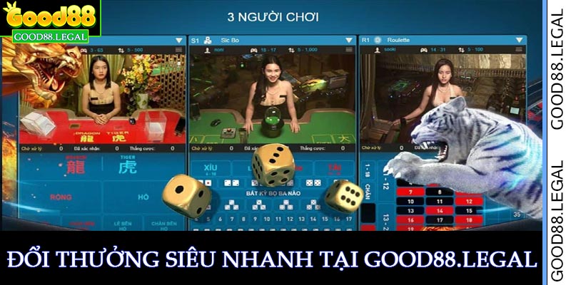 Đặt cược và đổi thưởng siêu nhanh tại Good88.legal